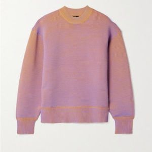 Nagnata Sonny Sweater - Lavender and Orange - size small